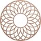 Ekena Millwork Cannes Wood Fretwork Pierced Ceiling Medallion, Wood (Paint Grade), 36"OD x 12 1/4"ID x 3/8"T CMWP36X36X0375CNMF - alternate 1